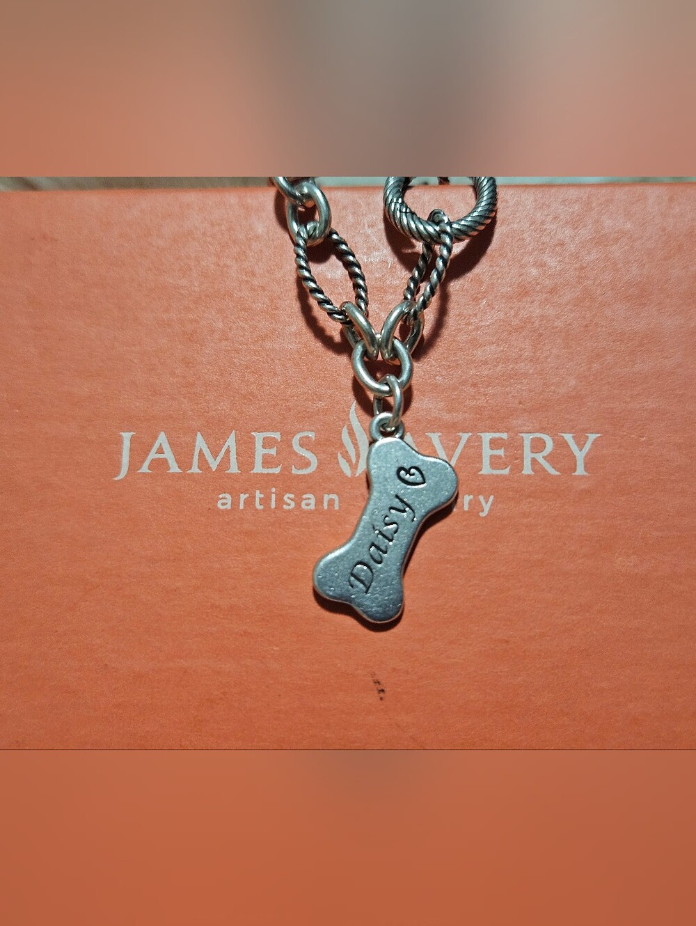 James Avery Sterling Silver Dog Bone Charm✨️ - Daisy Engraved. Price Is Firm.
